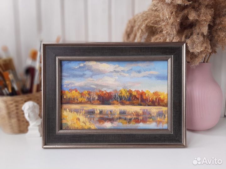Картина маслом Осенний пейзаж