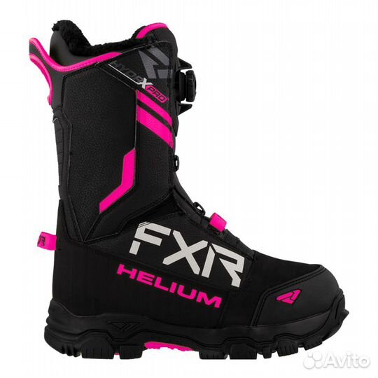 Ботинки FXR Helium BOA с утеплителем Black/Fuchsia