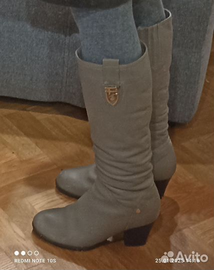 Сапоги женские натуральная кожа