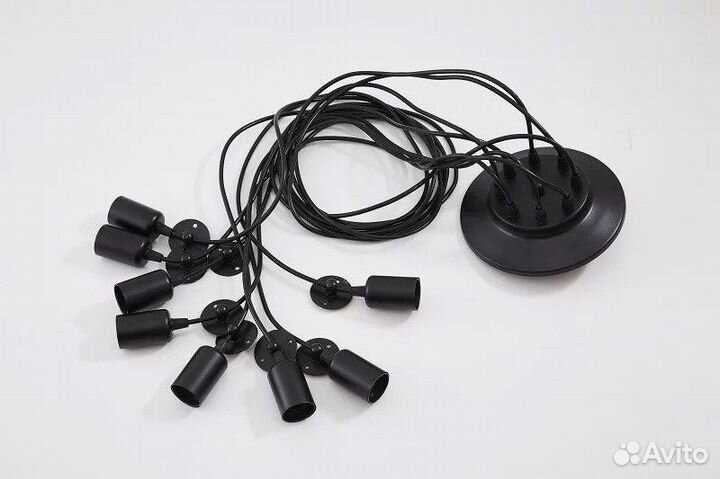 Люстра потолочная Паук в стиле лофт