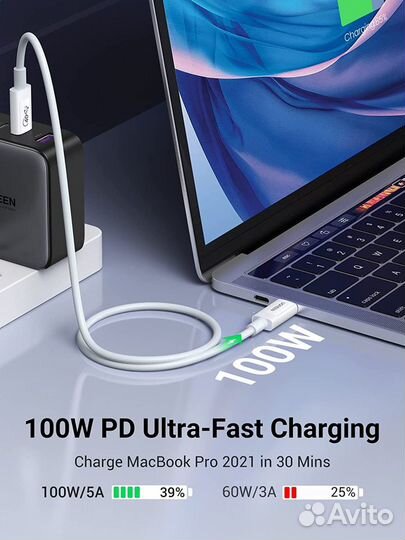 Кабель USB 4.0 Type-C - USB 4.0 Type-C 5A 40Gbps