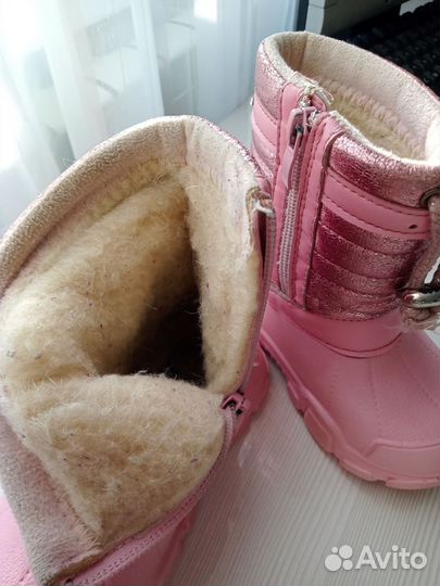 Сноубутсы утеплённые на молнии