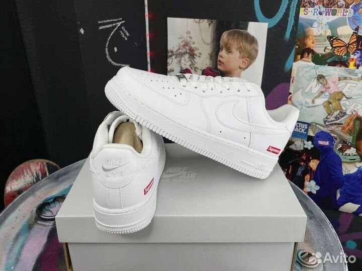 Кроссовки Nike Air Force x Supreme арт:8132165