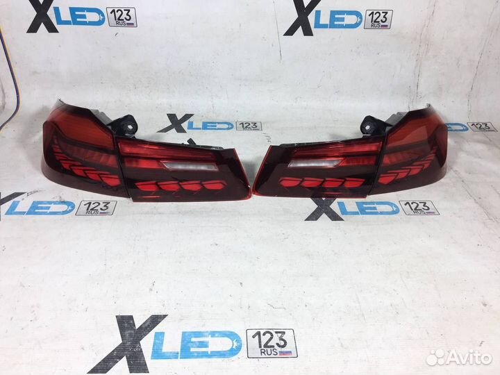 G30 комплект фонарей CS M oled красные