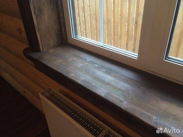Подоконники из массива дерева на заказ