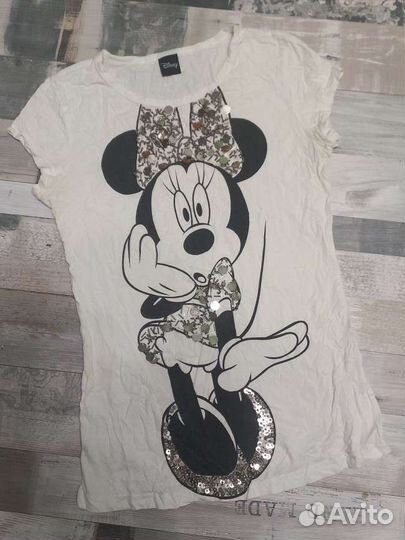 Disney футболка с пайетками