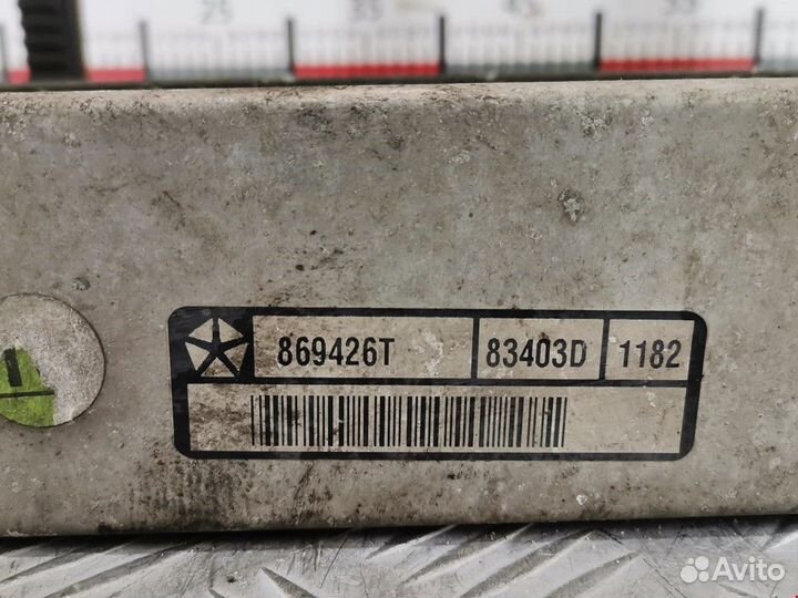 Интеркулер Chrysler PT Cruiser 2002 05073581AA