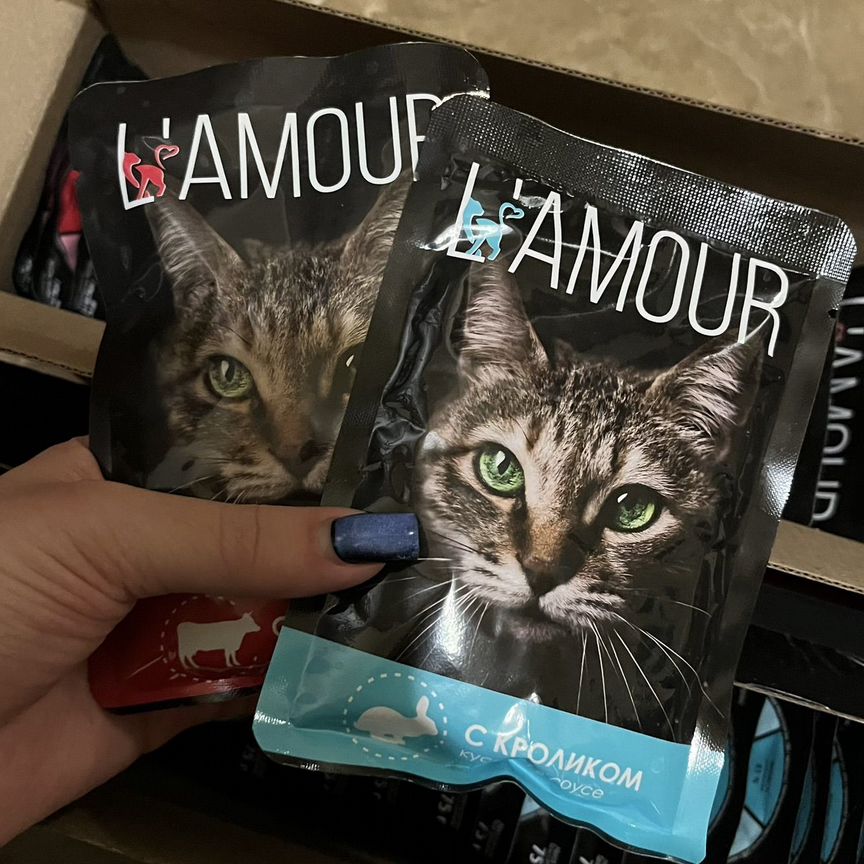 Влажный корм для кошек L'amour