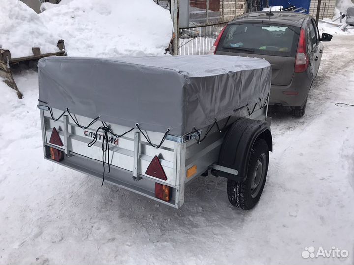 Прицеп Спутник Лайт с тентом для Калины