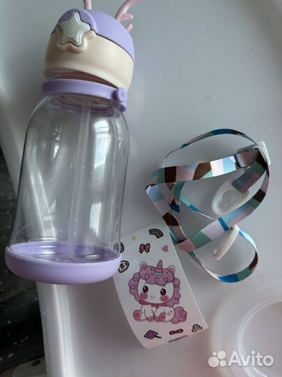 Поильник детский с трубочкой