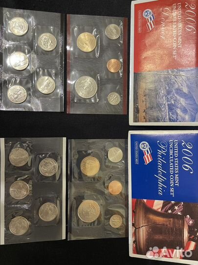 Годовой набор 2006 год США P и D минт