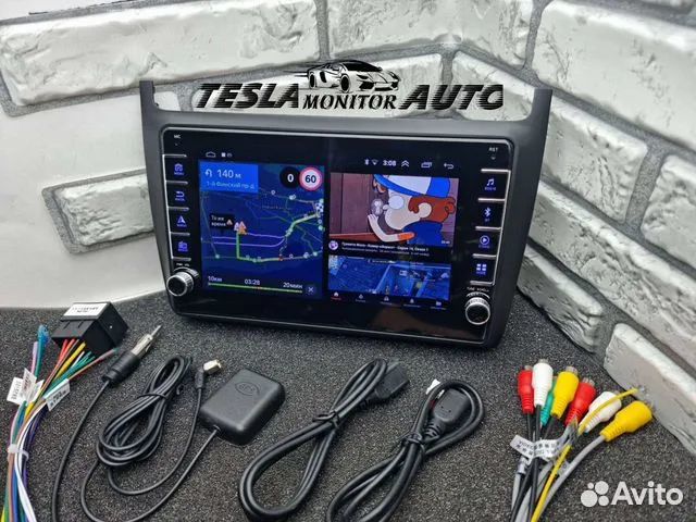 Магнитола на Volkswagen Polo 9 дюймов android 10