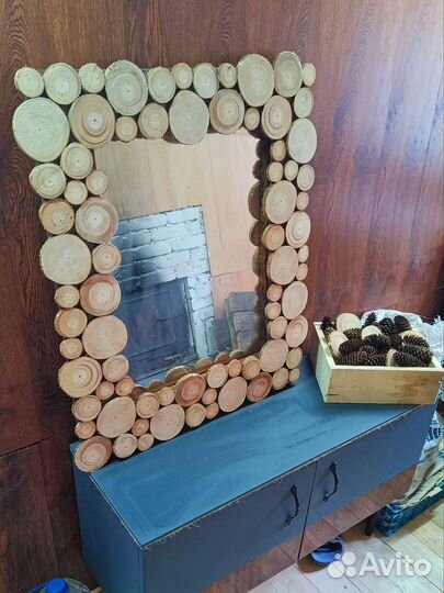 Зеркало из спилов