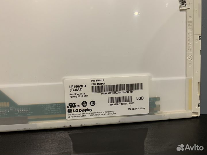 Матрица 156 standart 40pin / 15.6 40пин бу LG