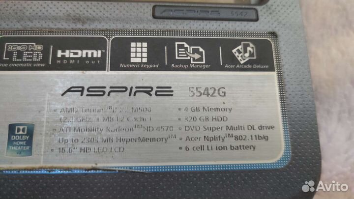 Acer Aspire 5542G - 504G32Mi