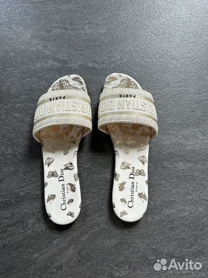 Шлепки christian dior оригинал