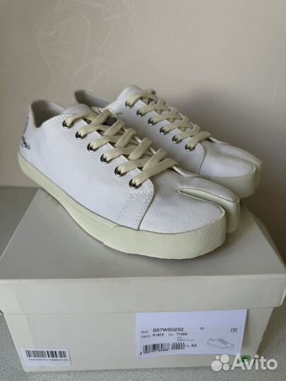 Кеды Maison Margiela Tabi Canvas Low 