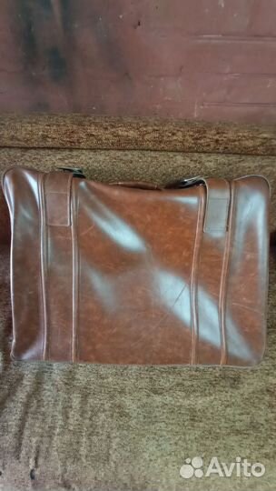 Кожаный чемодан СССР