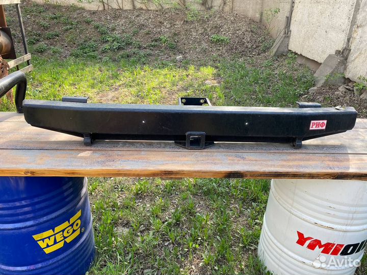 Бампер риф силовой задний УАЗ Хантер с площадкой