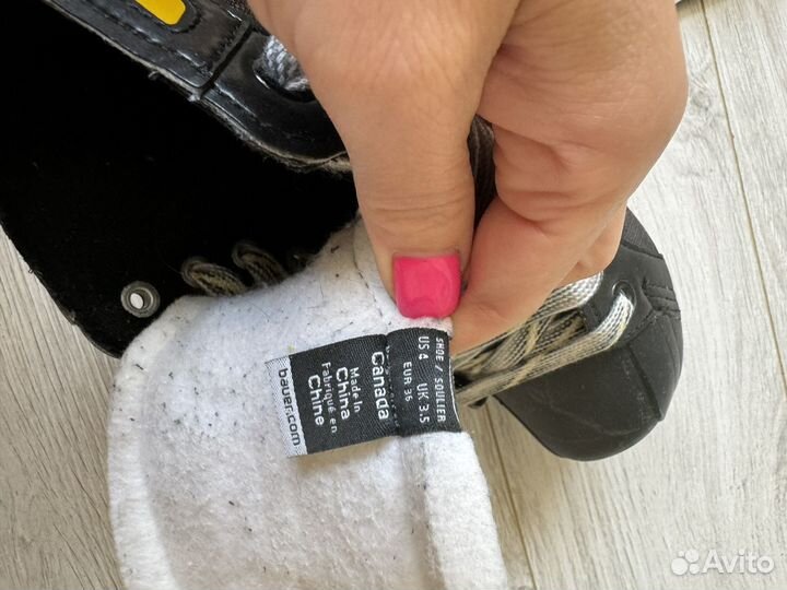 Хоккейные коньки bauer 36 размер