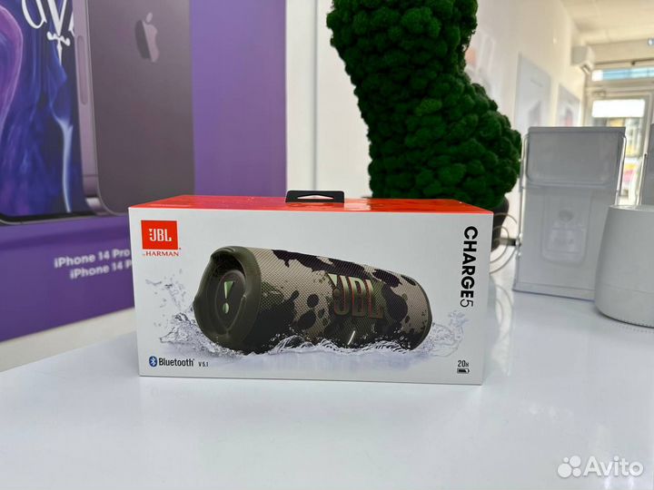 Колонка JBL Charge 5 Green Camouflage NEW Гарантия