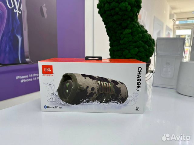 Колонка JBL Charge 5 Green Camouflage NEW Гарантия
