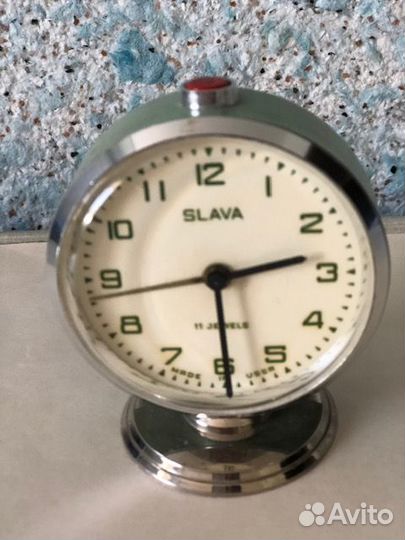 Будильник Слава Настольное зеркало СССР