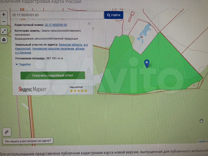 Участок 243,55 га (СНТ, ДНП)