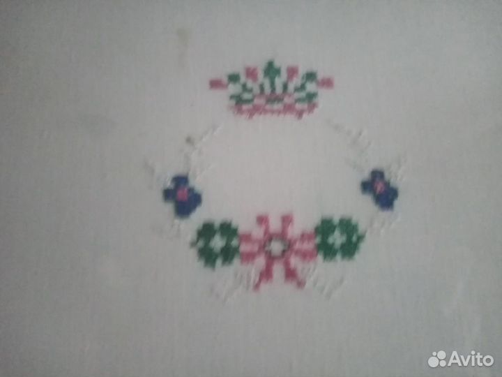 Вышивка старинная. Рушник. СССР