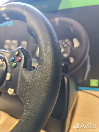 Игровой руль logitech g920 с кпп(shifter)