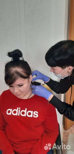 Прокол ушей, хрящ, крыло носа. чтз