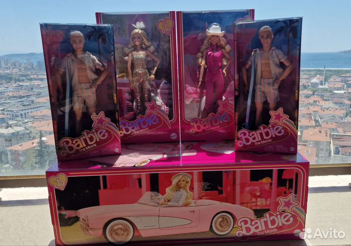 Куклы Barbie, Ken the Movie и машина