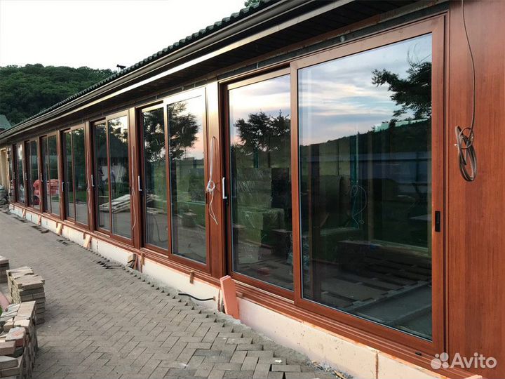 Веранда алюминиевая