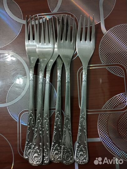 Мельхиоровые ложки и вилки СССР