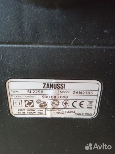 Пылесос Zanussi 1600W