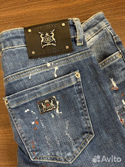 Джинсовые шорты dsquared