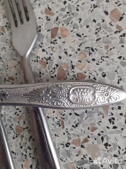Вилки ложки ножи СССР