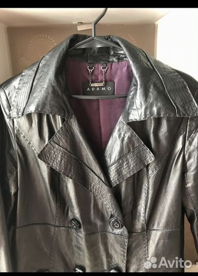 Кожаный плащ женский натуральная кожа