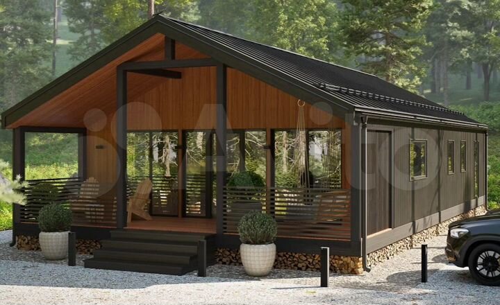 Дом 100 м² на участке 10 сот.