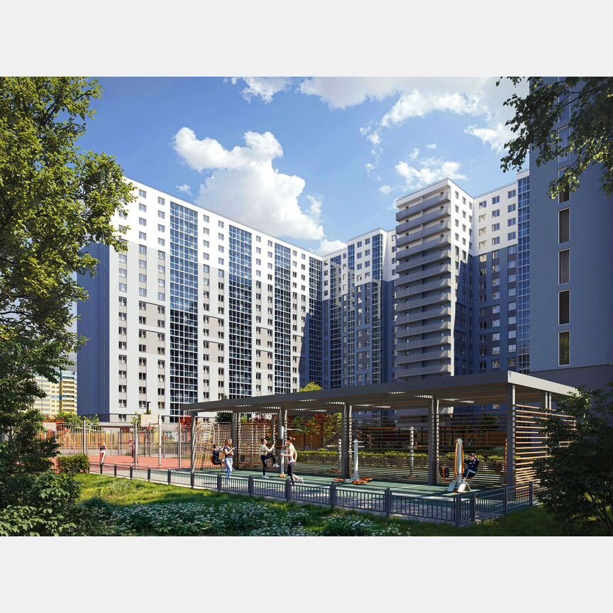 1-к. квартира, 28,5 м², 17/19 эт.