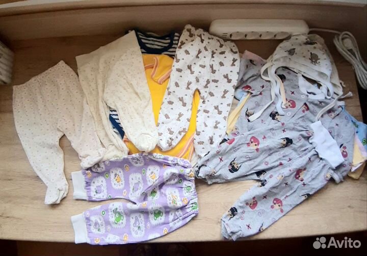 Вещи пакетом для девочки с 0