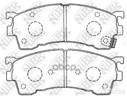 Колодки торм.пер. PN5239 NiBK