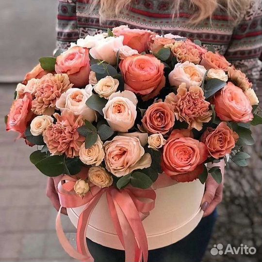 Цветы розы букет