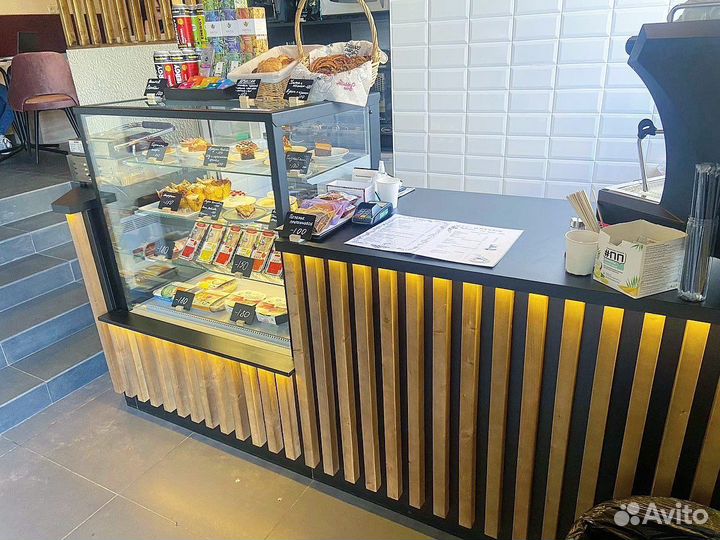 Стойка для кофейни, островок кофе, кофе точка