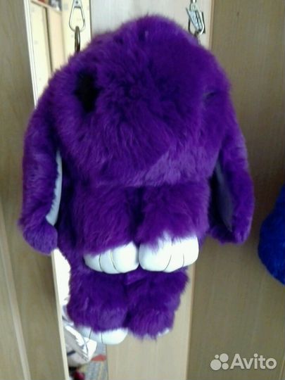 Кроликрюкзак, натуральный мех