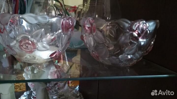 Фруктовница, тортница и две конфетницы