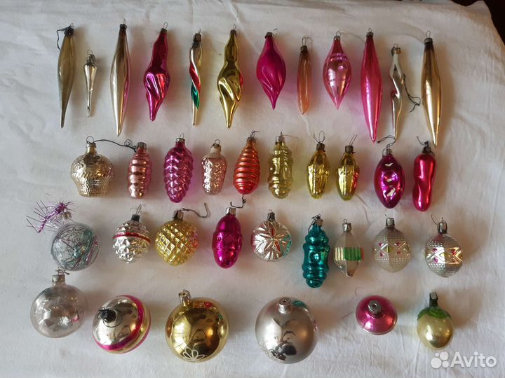 Елочные игрушки СССР от