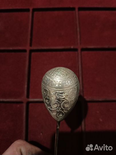 Чайная ложечка серебро Кавказъ