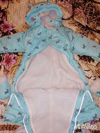 Комбинезон трансформер детский зима-весна