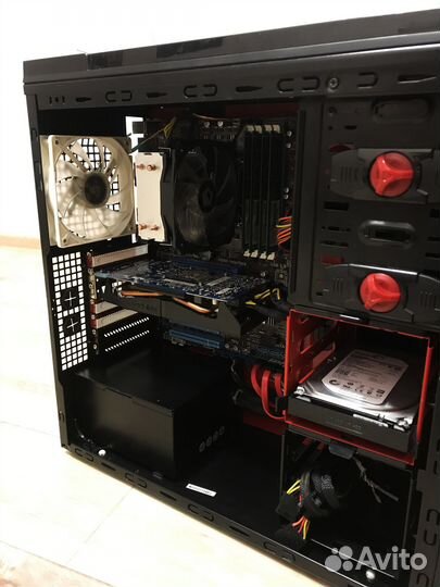 Компьютер для работы и игр. i7/16Gb/SSD480/HDD1Tb